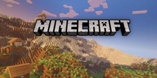 Jogador de Minecraft mostra a bela vila do céu