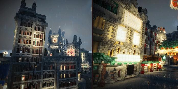 Jogador de Minecraft recria Chinatown de Batman: Arkham Knight s Bleake Island