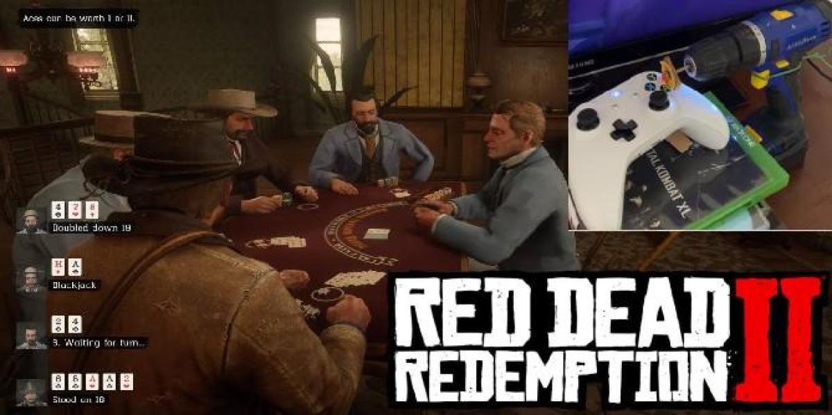 Jogador de Red Dead cria máquina controladora genial para jogos de azar
