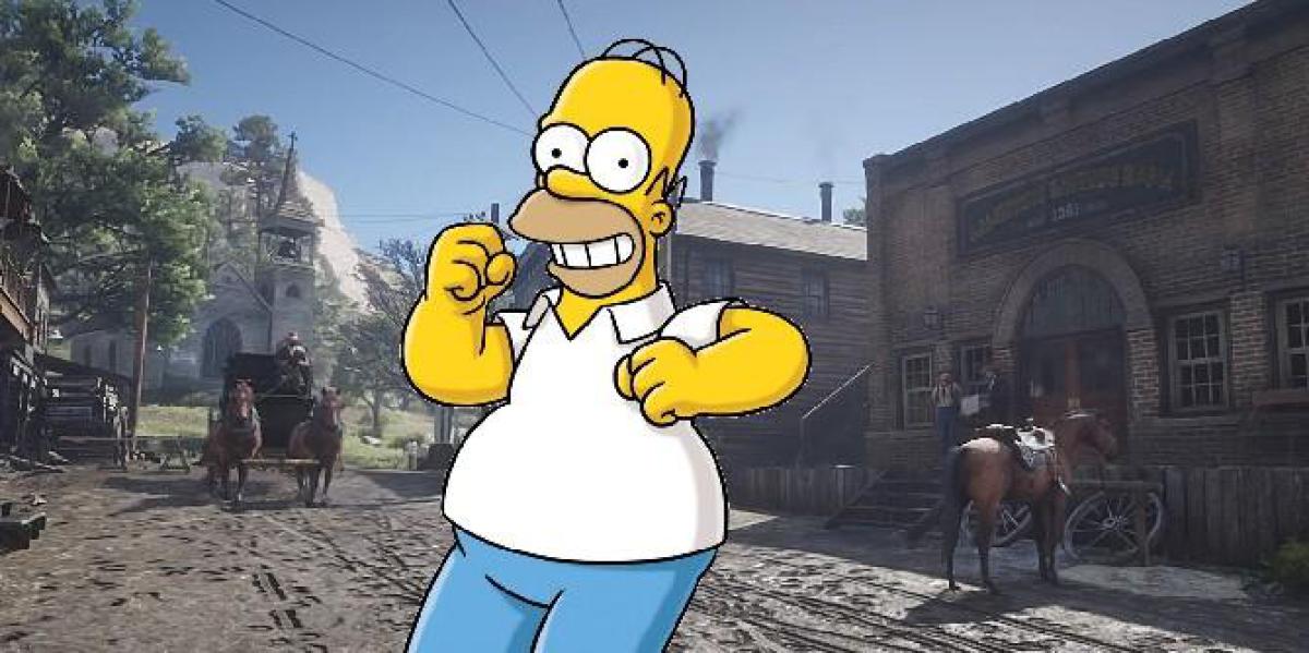 Jogador de Red Dead Online cria Homer Simpson no jogo