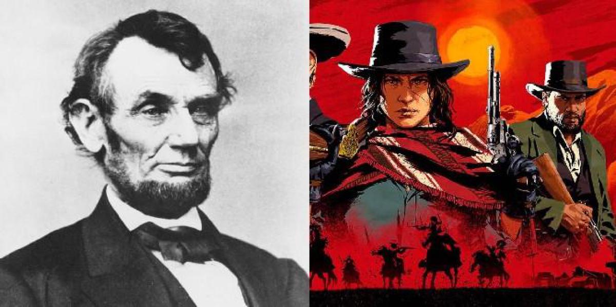Jogador de Red Dead Online cria personagem incrível de Abraham Lincoln