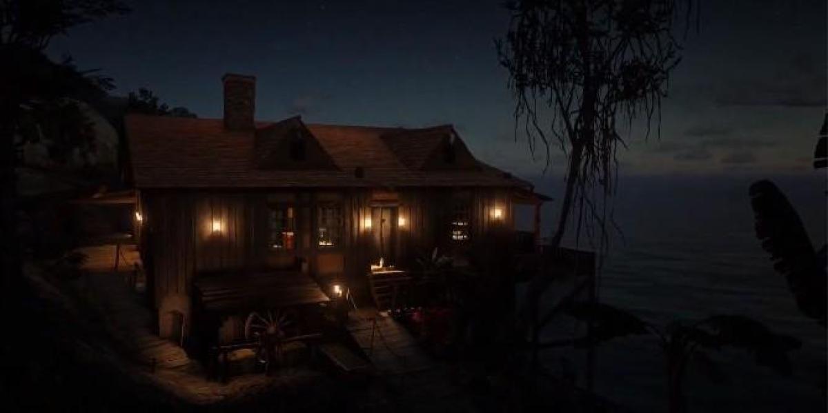 Jogador de Red Dead Redemption 2 constrói uma casa em Guarma