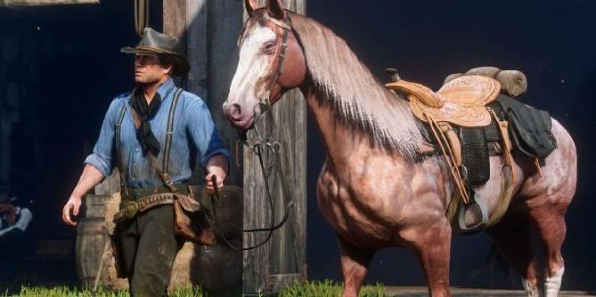 Jogador de Red Dead Redemption 2 cria cavalo de aparência única de maneira infeliz
