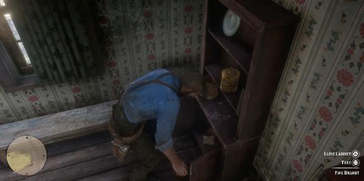 Jogador de Red Dead Redemption 2 fecha acidentalmente cadáver em um armário