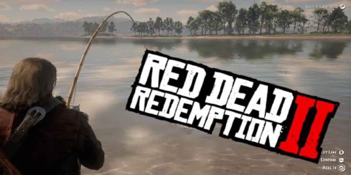 Jogador de Red Dead Redemption 2 pousa peixe hilariamente enorme devido a bug