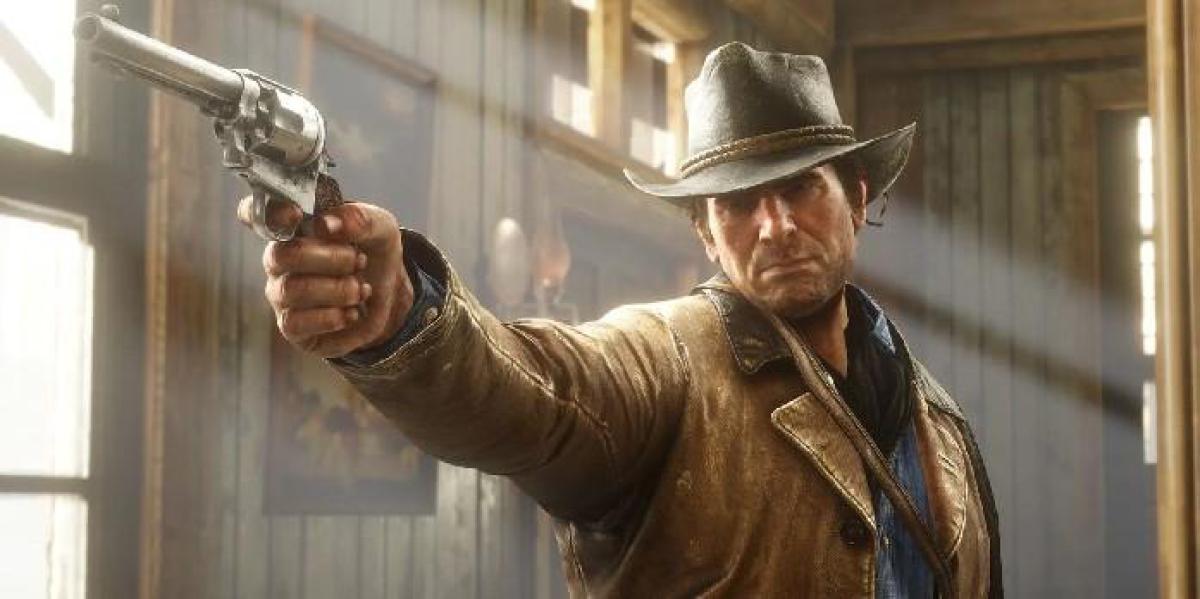 Jogador de Red Dead Redemption 2 usa Dead Eye assim como um relâmpago