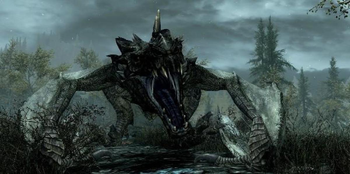 Jogador de Skyrim aponta detalhes interessantes sobre dragões