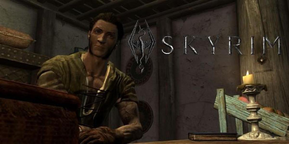 Jogador de Skyrim descobre truque de comerciante útil, mas violento