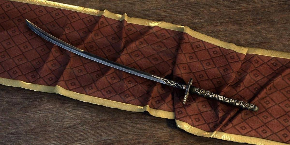 Jogador de Skyrim encontra espada com encantamento inútil