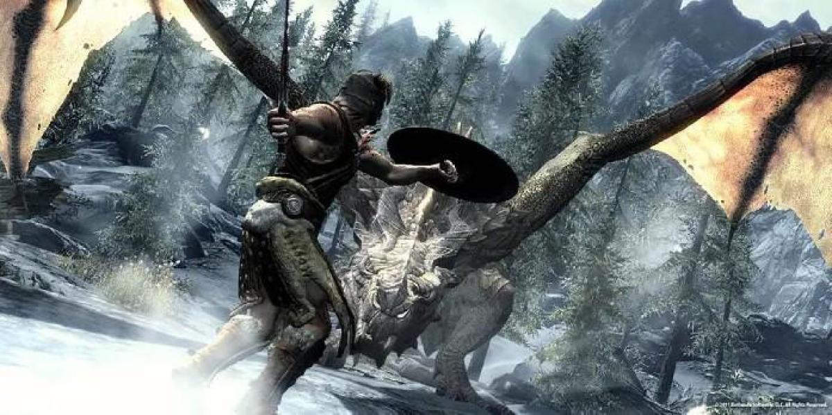 Jogador de Skyrim faz Dragonborn como One Punch Man