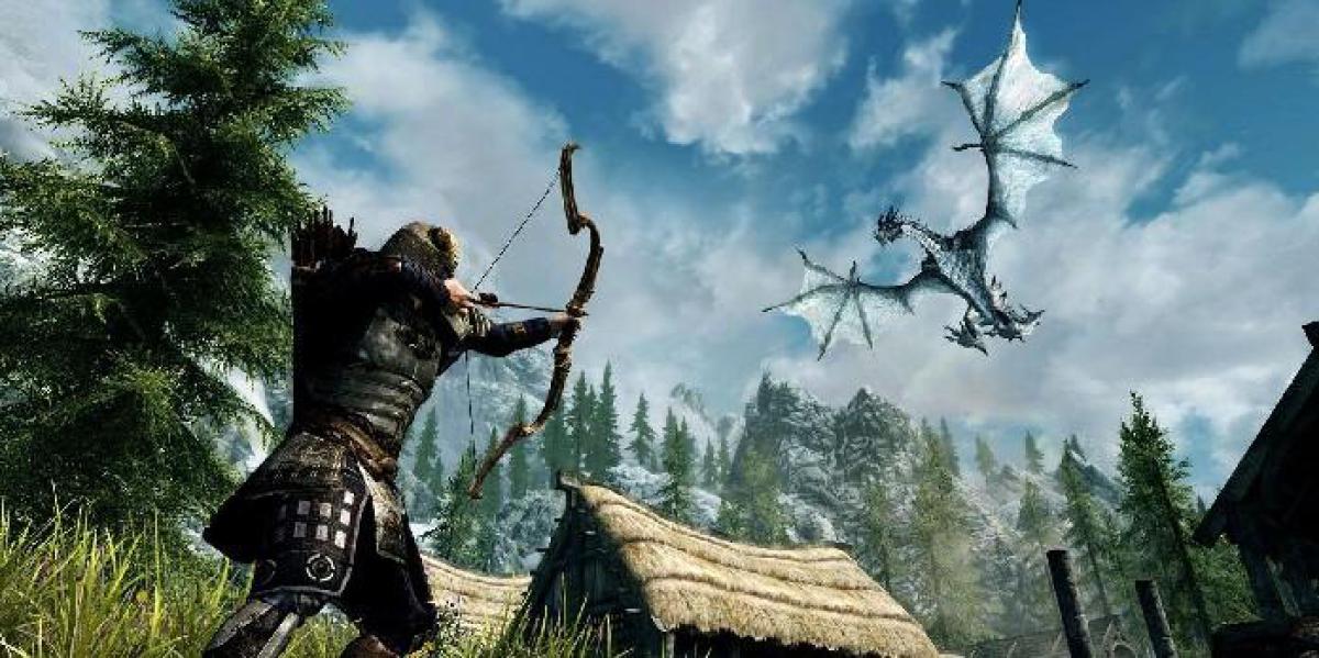 Jogador de Skyrim maximiza árvores de habilidades após incontáveis ​​horas