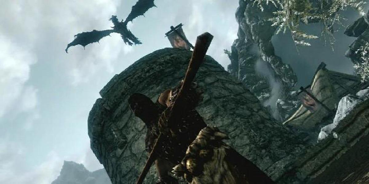 Jogador de Skyrim preso com Dragonborn decapitado