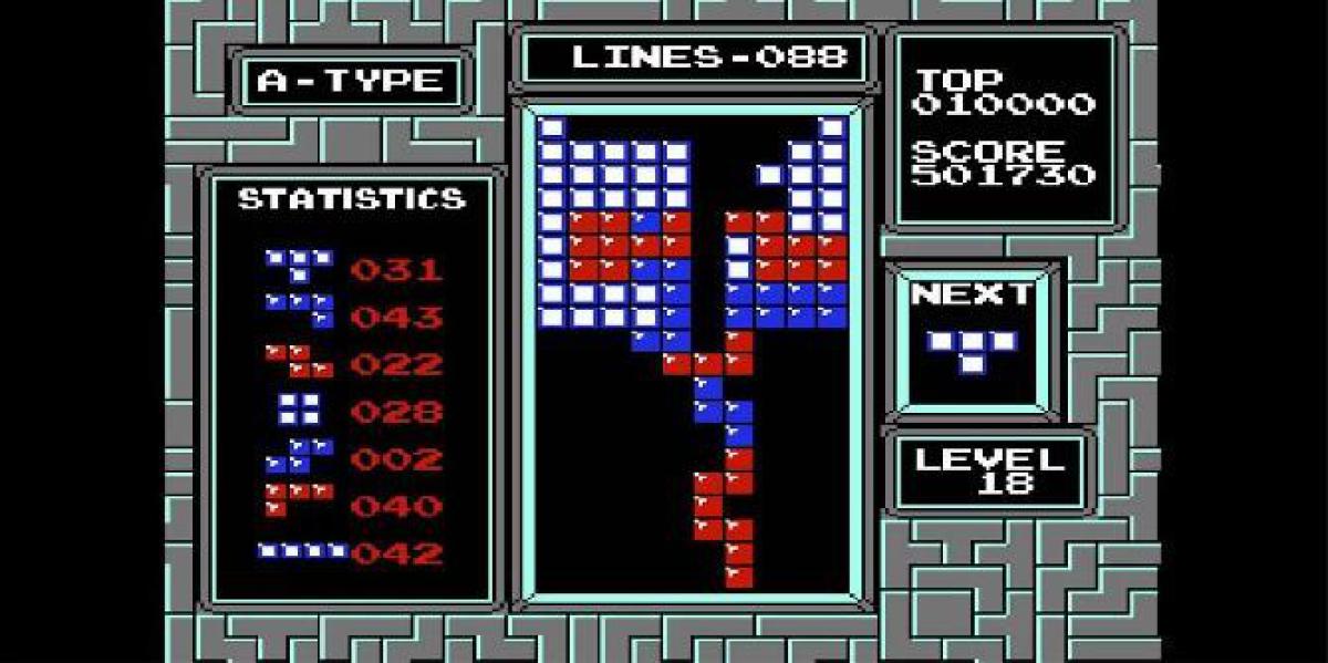 Jogador de Tetris estabelece novo recorde incrível