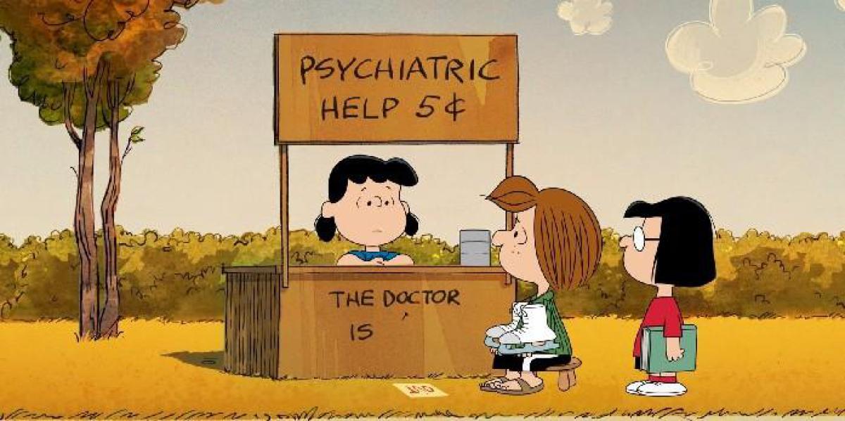 Jogador de Valheim recria cabine psiquiátrica de Lucy de Charlie Brown