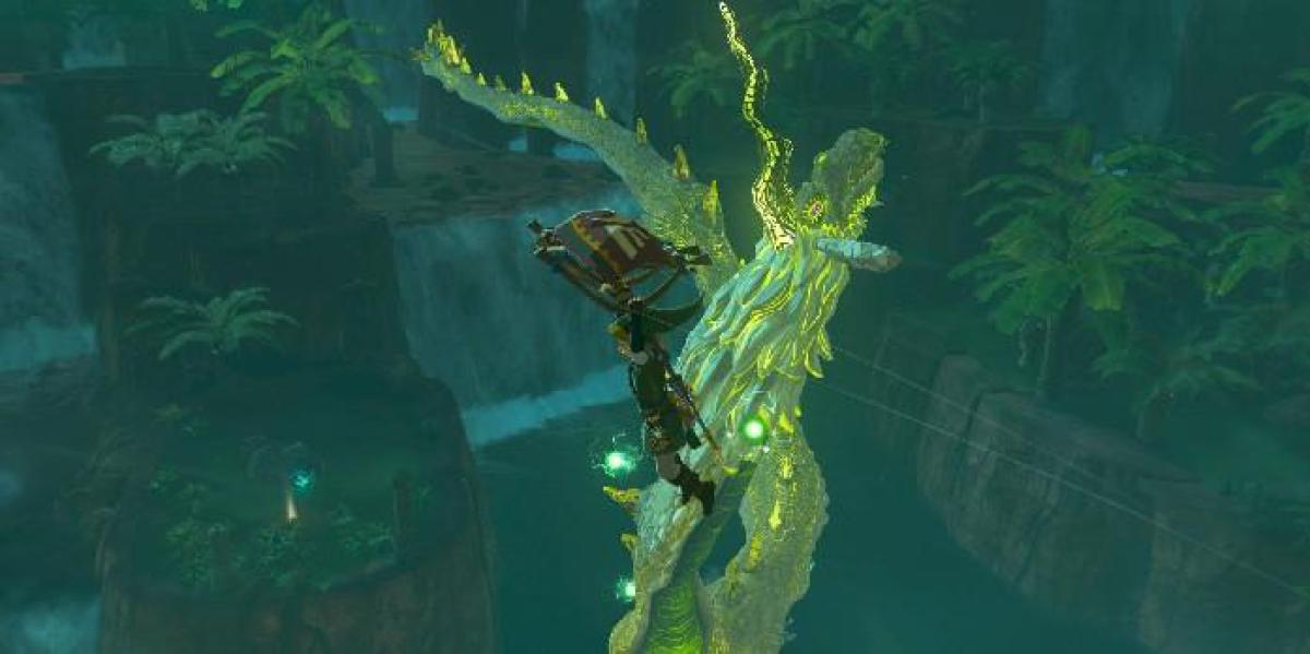 Jogador de Zelda: Breath of the Wild tem encontro incrível com Farosh enquanto caçava Korok