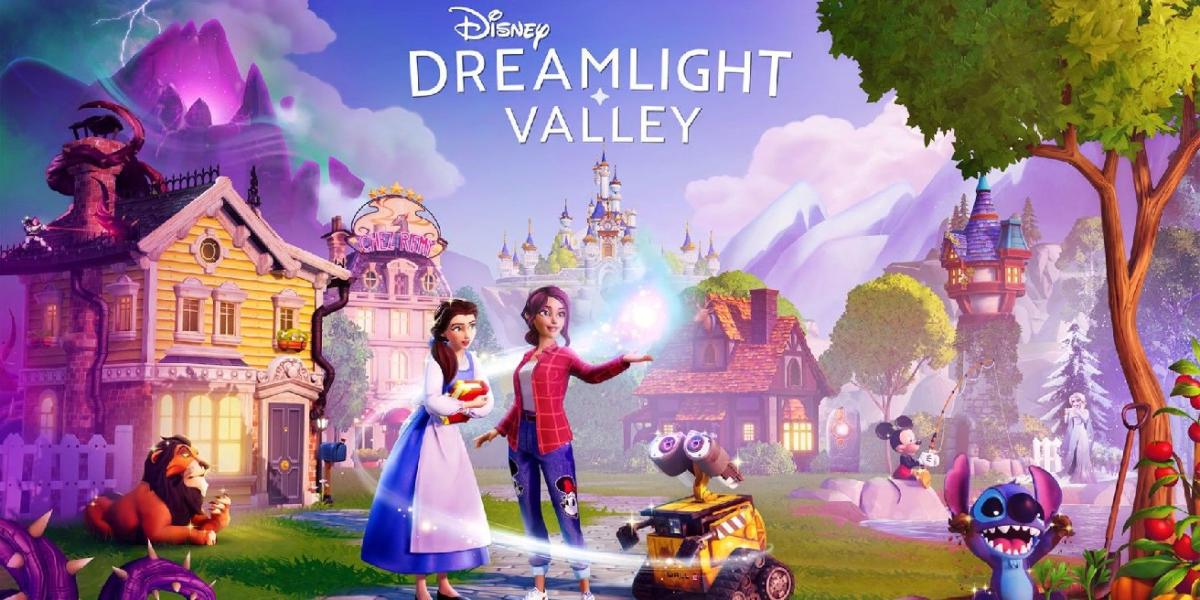 Jogador do Disney Dreamlight Valley mostra a construção do restaurante ao ar livre