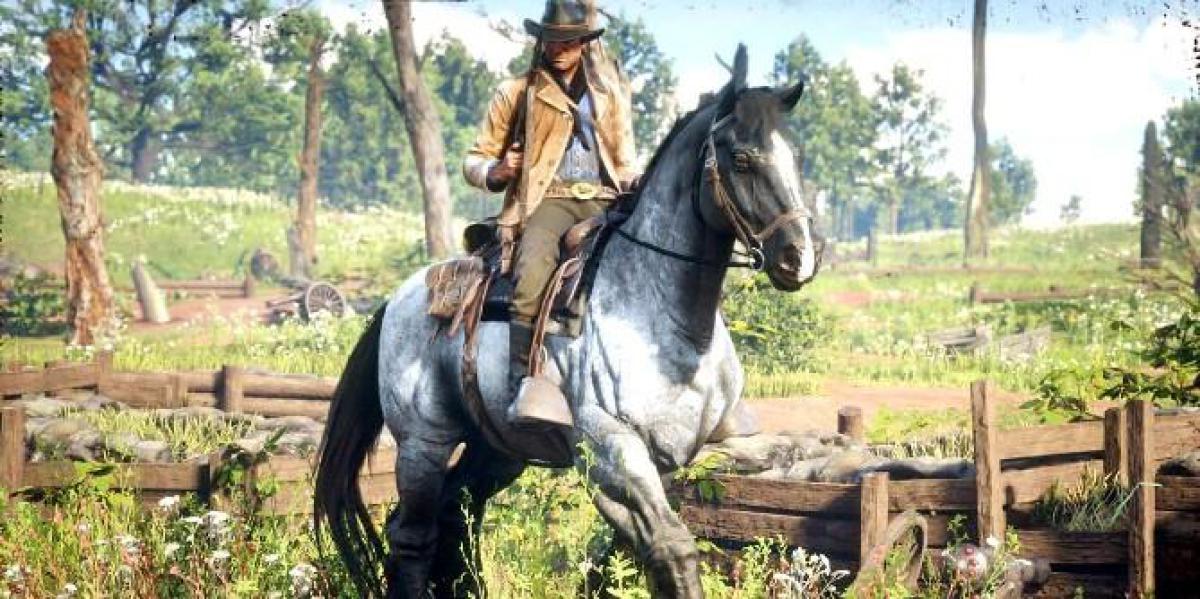 Jogador do Red Dead Online atingido por uma série de acidentes com cavalos