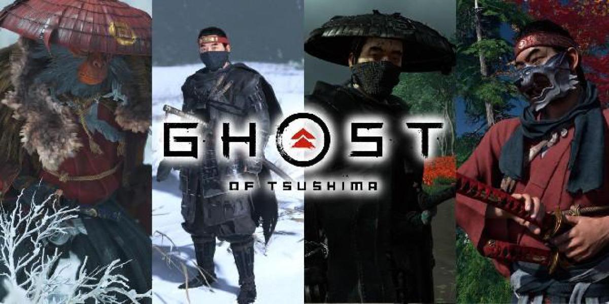 Jogadores de Ghost of Tsushima estão compartilhando suas roupas favoritas