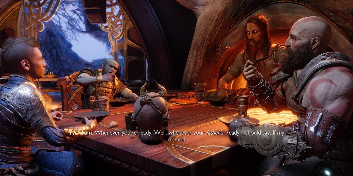 Jogadores de God of War Ragnarok descobrem um retorno legal para o jogo de 2018