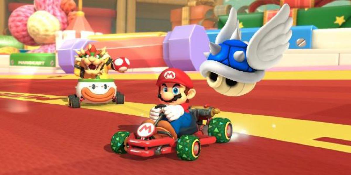 Jogadores de Mario Kart estão tentando se acertar com a concha azul
