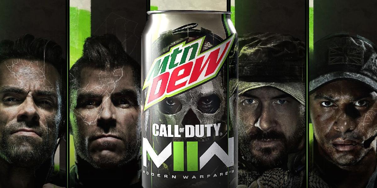 Jogadores de Modern Warfare 2 estão roubando códigos XP duplos de caixas Mountain Dew