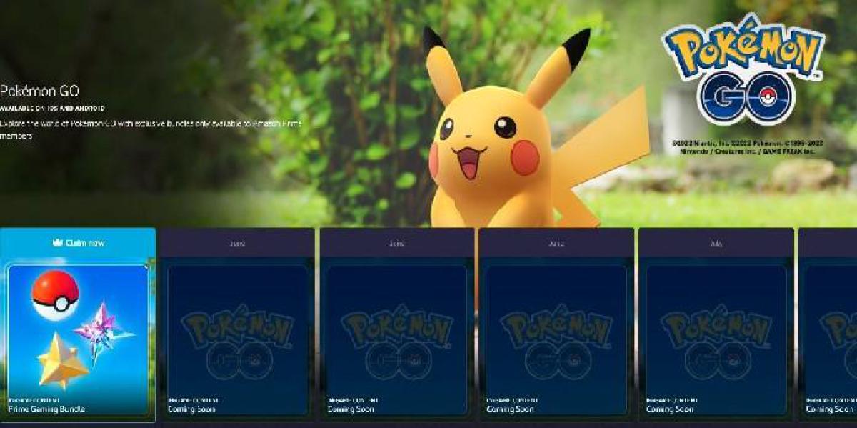 Jogadores de Pokemon GO agora podem obter conteúdo gratuito com assinatura Prime Gaming
