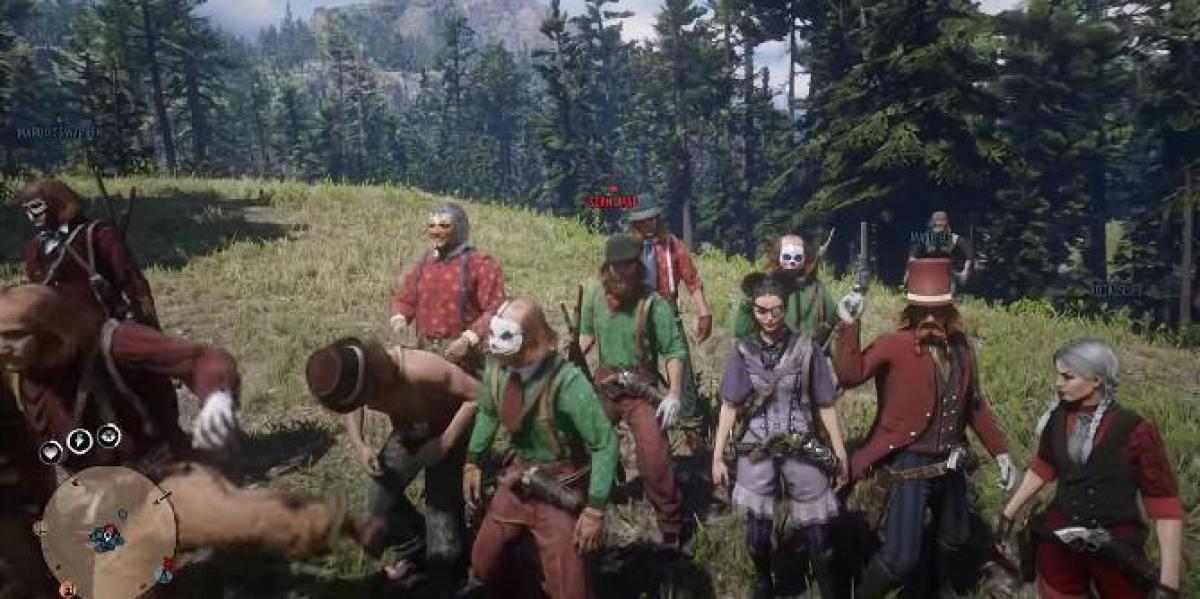 Jogadores de Red Dead Online se vestem como palhaços para mexer com a Rockstar