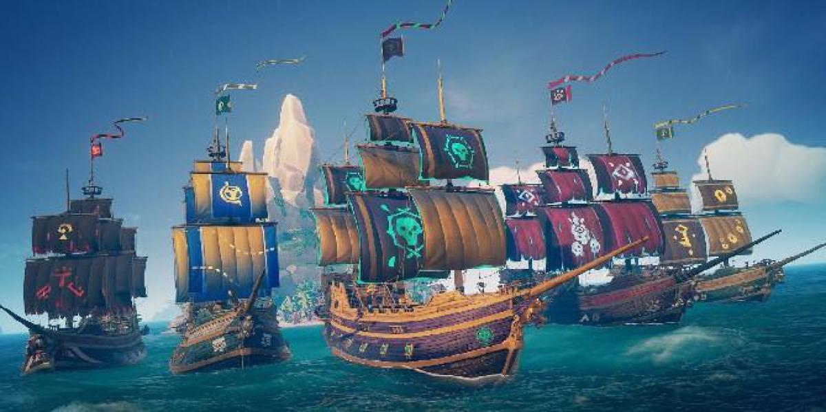 Jogadores de Sea of ​​Thieves organizam sua própria corrida incrível