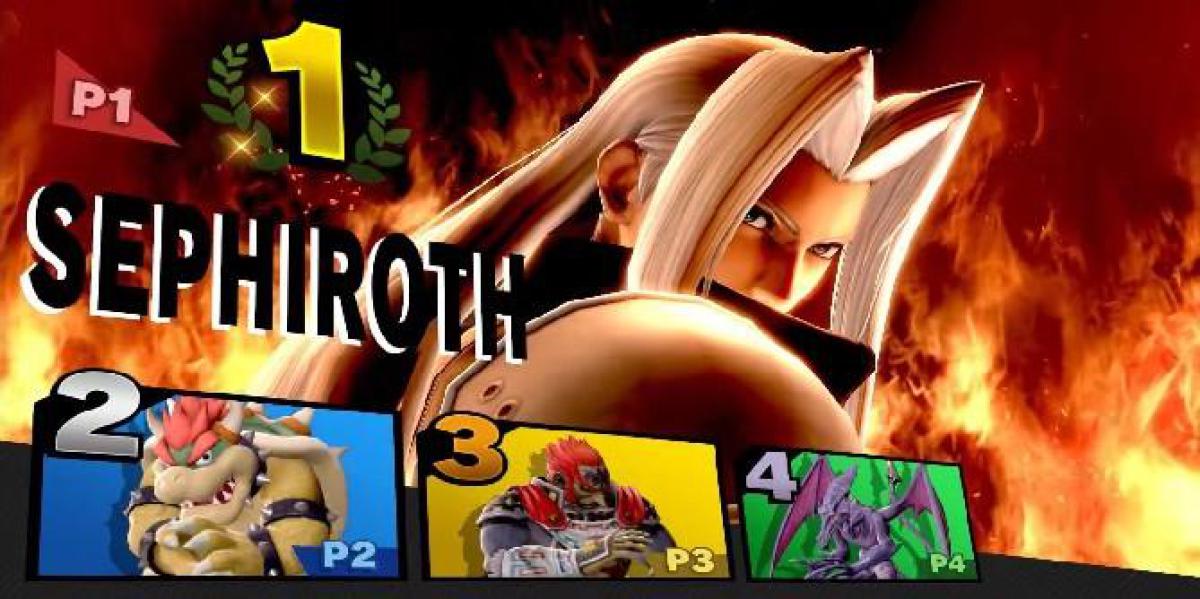 Jogadores de Super Smash Bros. Ultimate podem desbloquear Sephiroth mais cedo