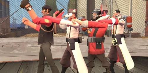 Jogadores de Team Fortress 2 derrotam uma equipe de bots usando apenas uma linha de conga