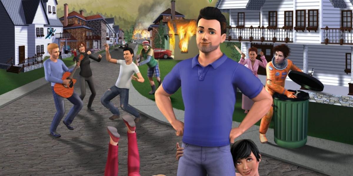 The Sims 3 - imagem promocional de personagens caóticos