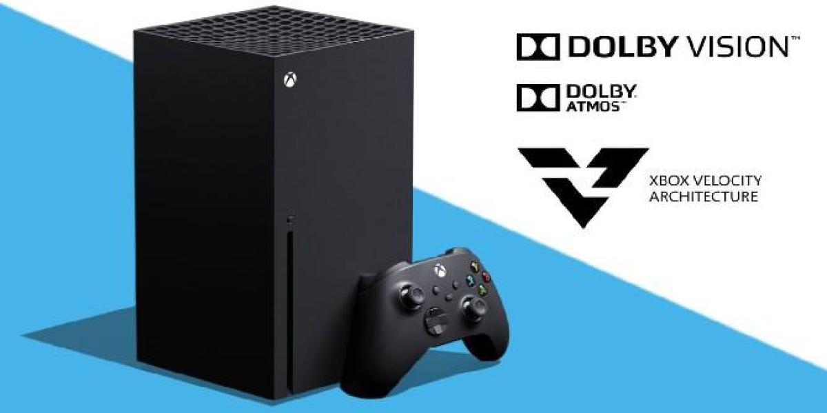 Jogos do Xbox Series X recebendo suporte Dolby Vision