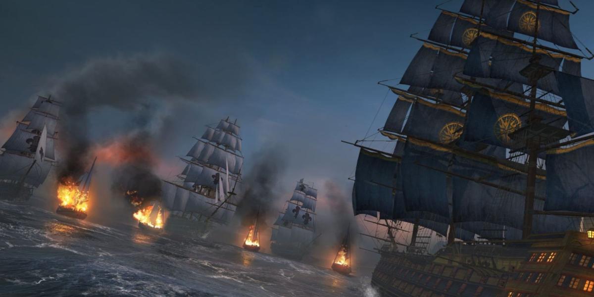 Assassin's Creed Rogue batalha no mar