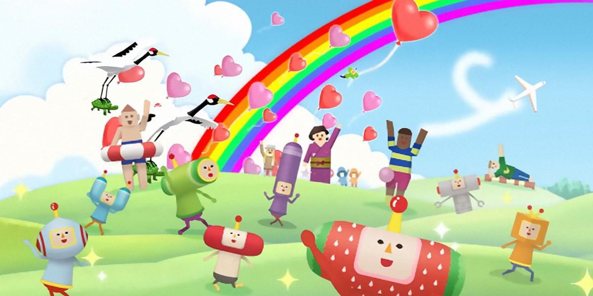 We Love Katamari Reroll Trailer Screenshot Rainbow