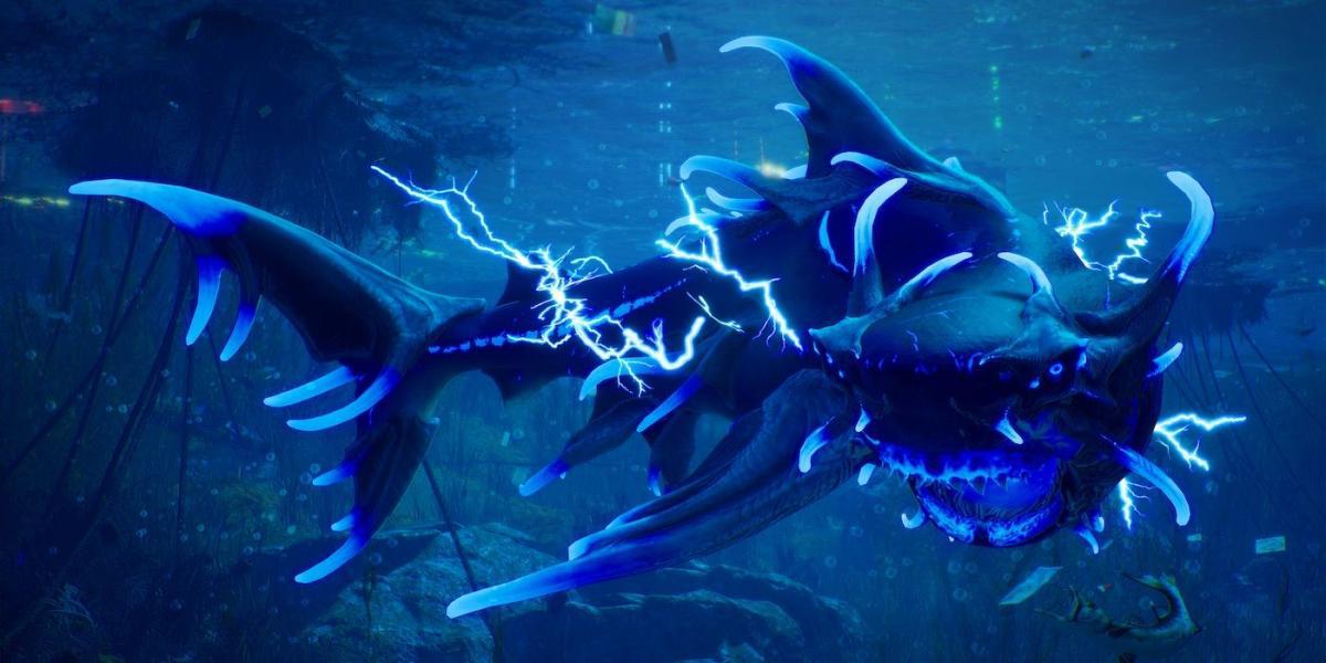 evolução do tubarão maneater bioelétrico