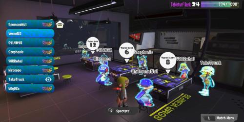 Jogue Tableturf Battle com amigos em Splatoon 3!