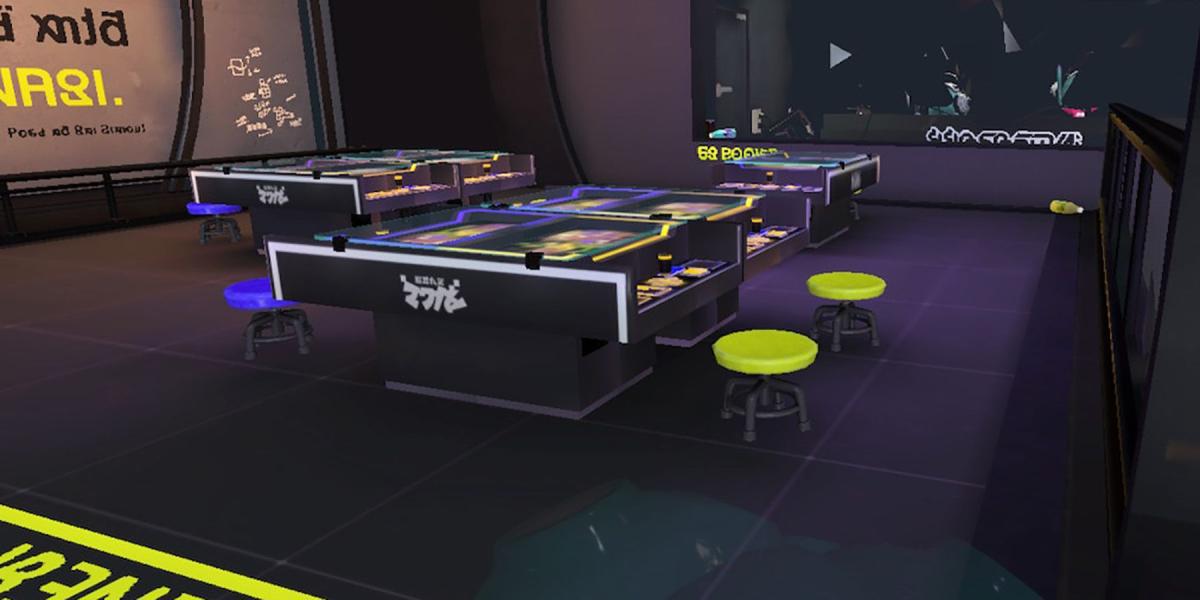 mesas de batalha tableturf no splatoon 3 lobby
