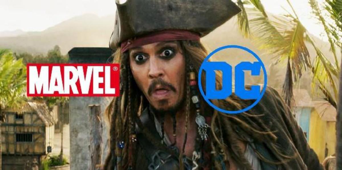 Johnny Depp pertence ao DCEU ou ao MCU?