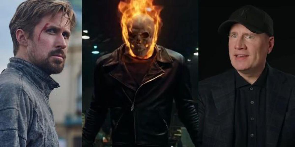 Kevin Feige responde ao desejo de Ryan Gosling de interpretar o Motoqueiro Fantasma