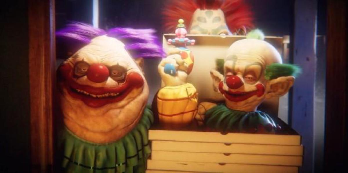 Killer Klowns from Outer Space é uma atração estranha para adaptações de jogos de filmes de terror dos anos 80