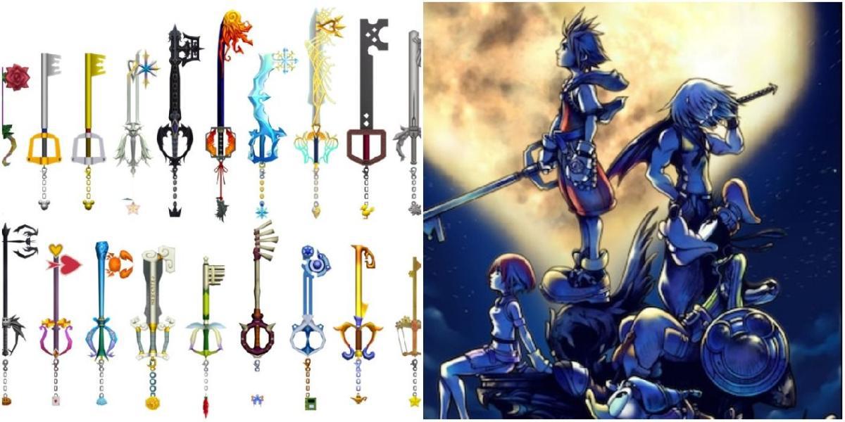 Kingdom Hearts: 16 melhores Keyblades do jogo