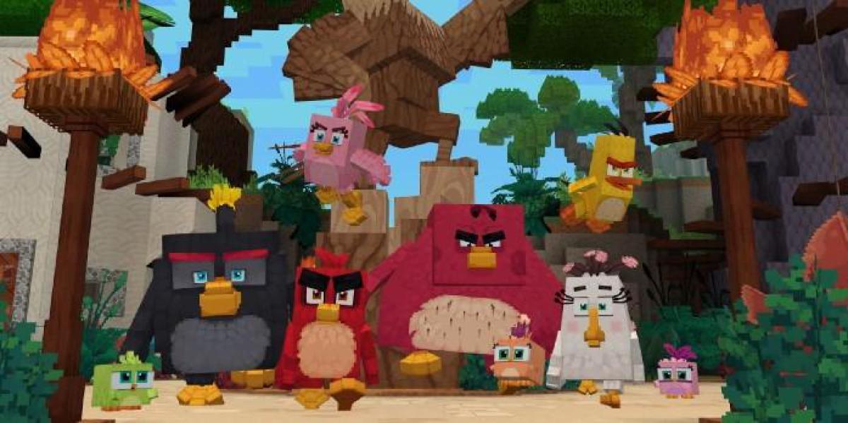 Lançamento do DLC Minecraft Angry Birds