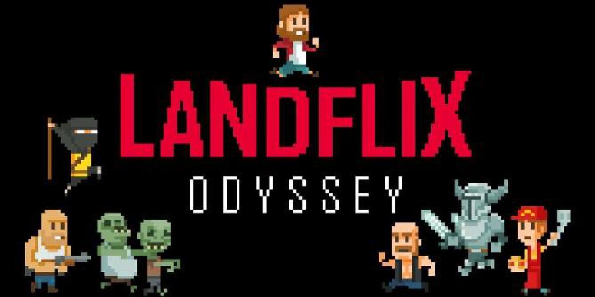 Landflix Odyssey é um jogo de plataforma bizarro onde os jogadores ficam presos em um serviço de streaming de TV