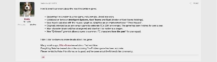 Leaker diz que o novo jogo Fire Emblem Switch terminou o desenvolvimento há mais de um ano