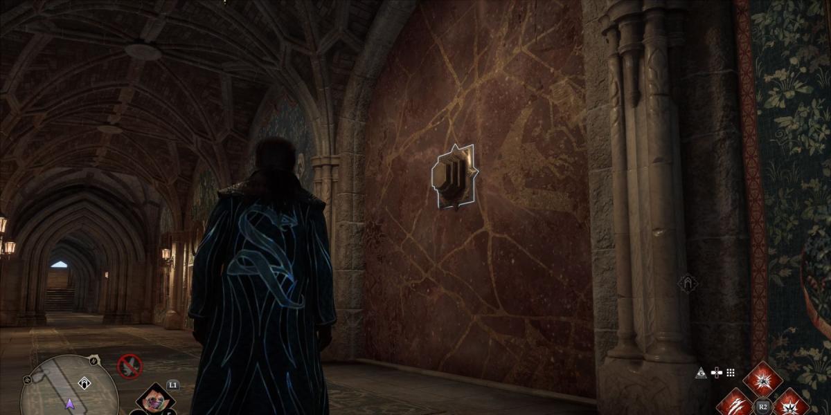 A entrada para Depulso Puzzle Room 1 em Hogwarts Legacy