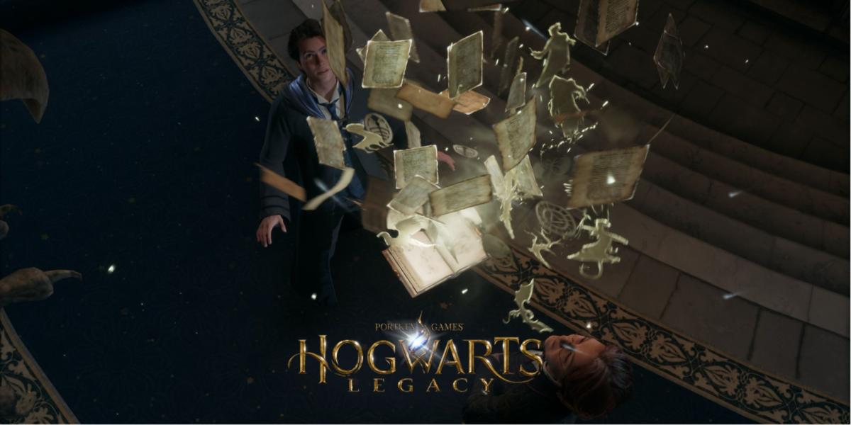 Legado de Hogwarts: Páginas do guia de campo na ala de astronomia