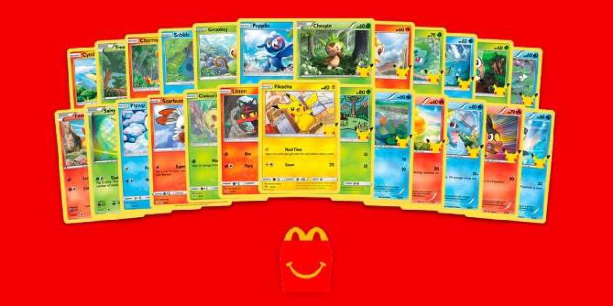 Lista de verificação de cartões Pokemon do McDonald s (e como coletá-los todos)