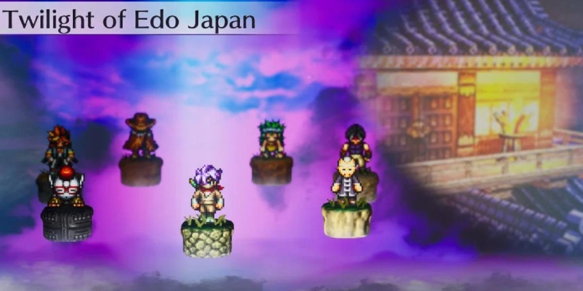 Live A Live: Você deve fazer uma corrida sem matar no capítulo Crepúsculo de Edo Japão de Oboromaru?