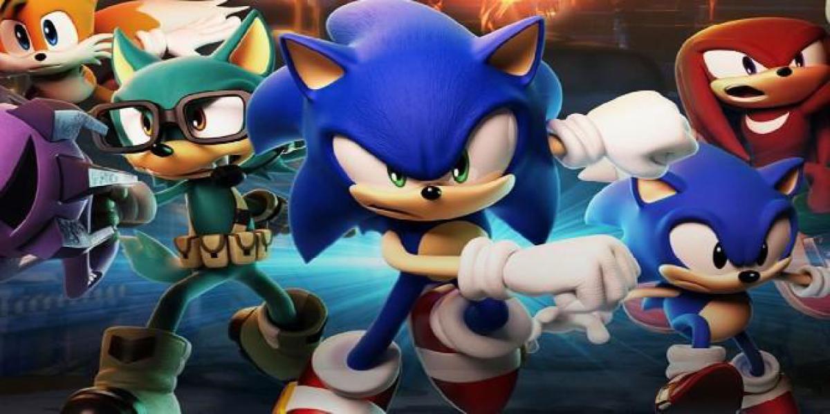 Logotipo do 30º aniversário de Sonic the Hedgehog, mercadoria revelada