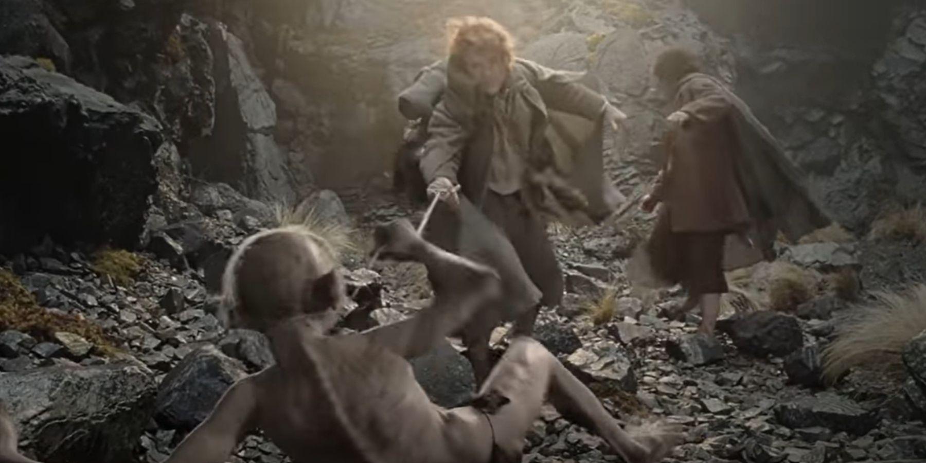 LOTR: O jogo de palavras de Gollum prevê sua traição de Sam e Frodo